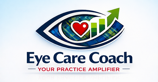 Eye Care Coach logo for optometry practice coaching and optical practice consulting.