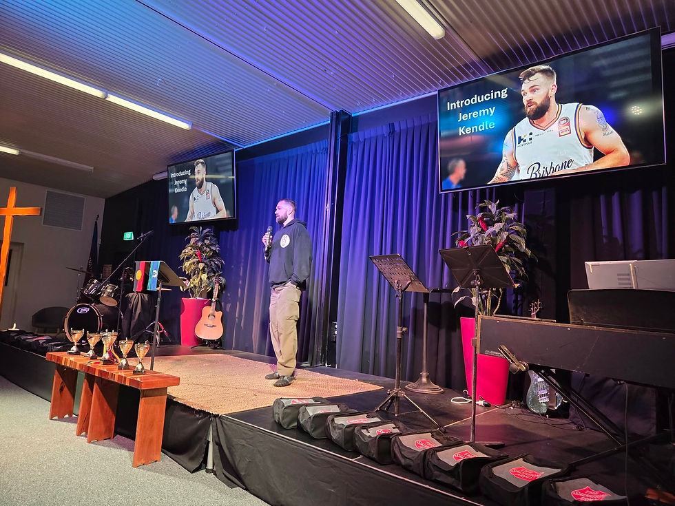 Ex-Brisbane Bullets player, Jeremy Kendle, was guest speaker for Opening Night.