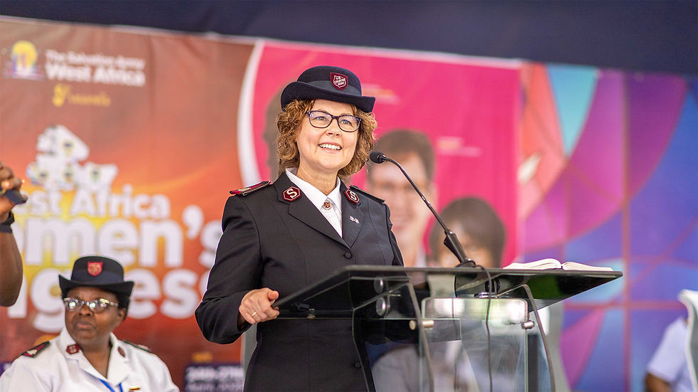 Commissioner Bronwyn Buckingham joined the delegates from across West Africa.