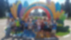 Children from the Kyiv Corps, Ukraine, enjoy a day out from everyday concerns to have fun at a local theme park.