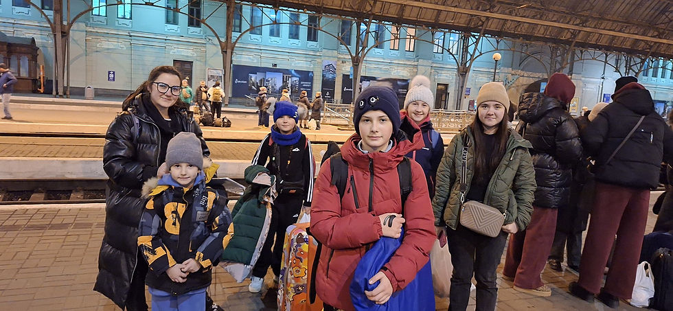 Pray for the adults and young people setting off on a pre-Christmas camp.