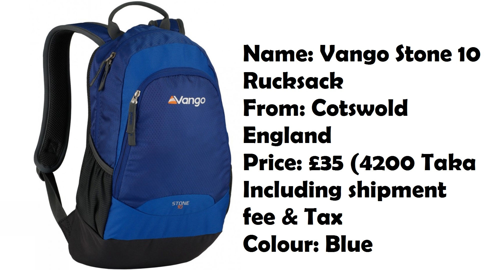 Vango Stone 10 Rucksack
