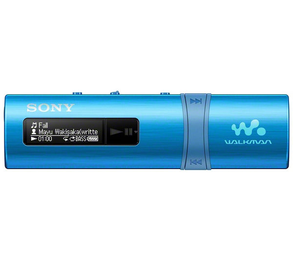 Thumbnail: SONY Walkman B183 4 GB MP3 Player - Blue