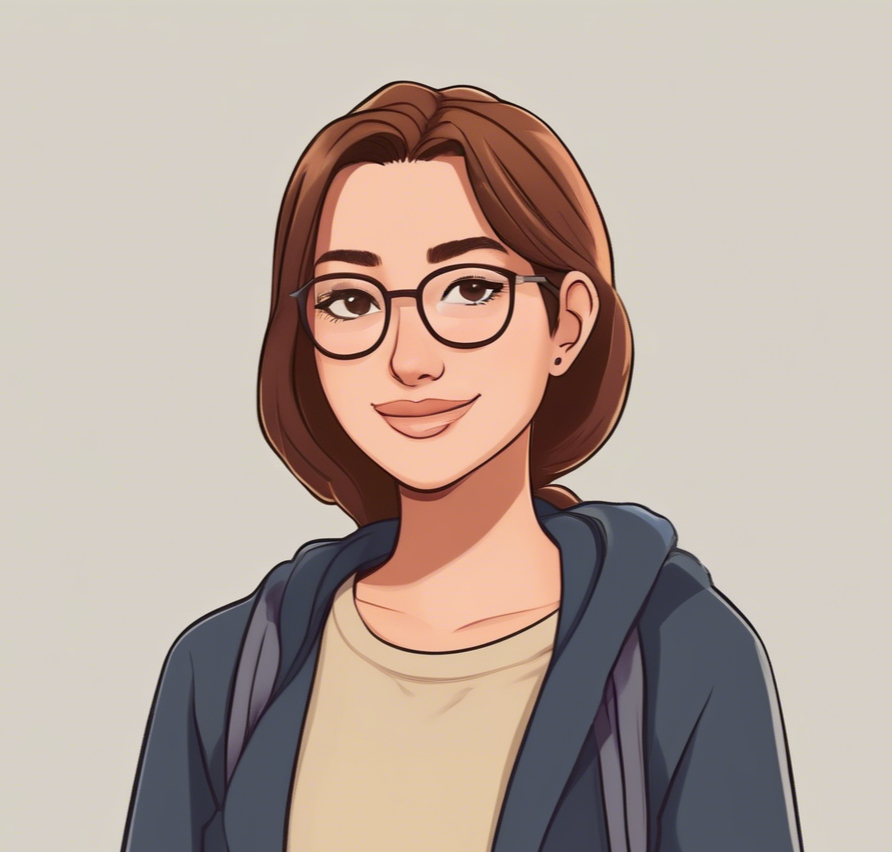 a simple animated image of a semi-realistic female university student with a plain background.jpg