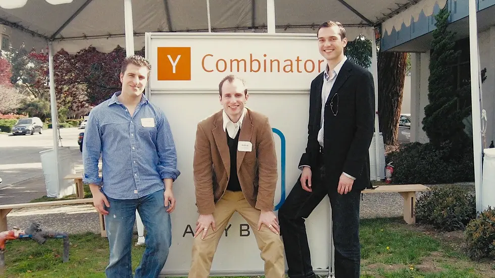 Airbnb co-founders Brian Chesky, Joe Gebbia and Nathan Blecharczyk
