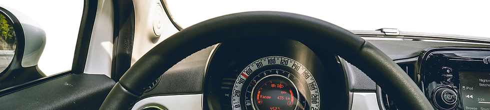 Detailing Leather Interior Steering Wheel