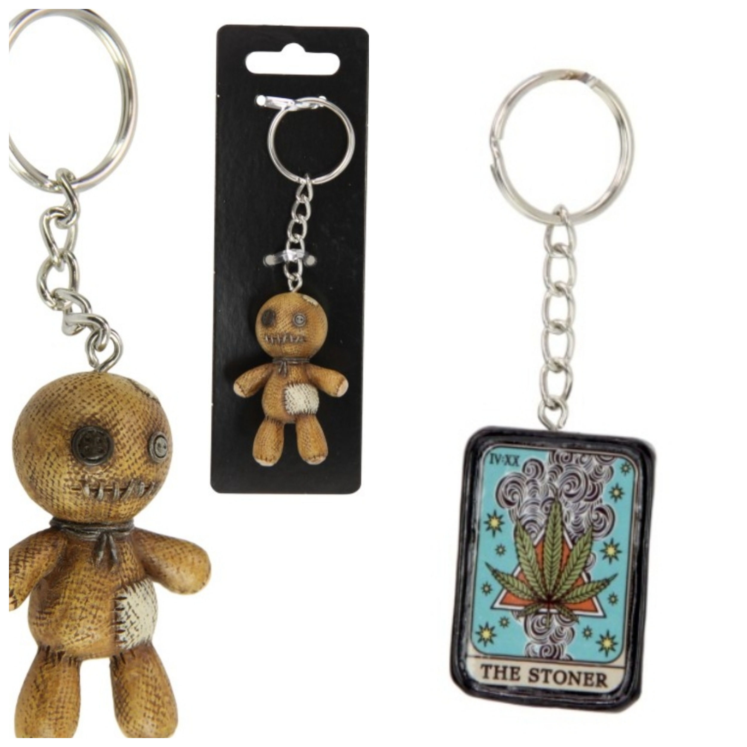 Weed Tarot or Voodoo Doll Key Chain