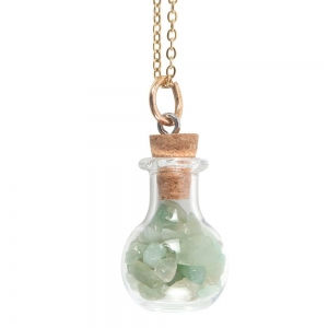 Thumbnail: Green Witch Aventurine Potion Bottle Necklace
