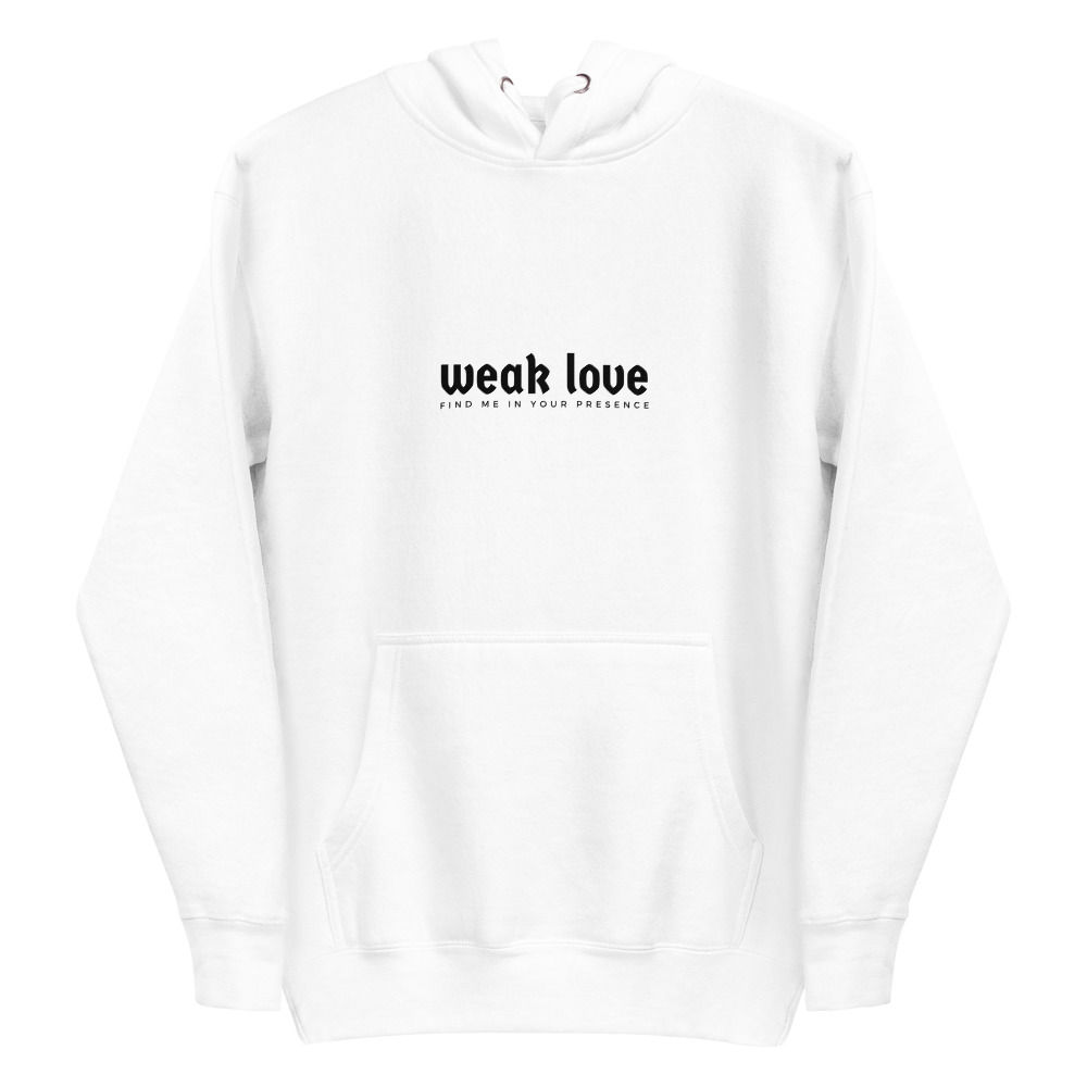 Weak Love (Whiteout) - Hoodie