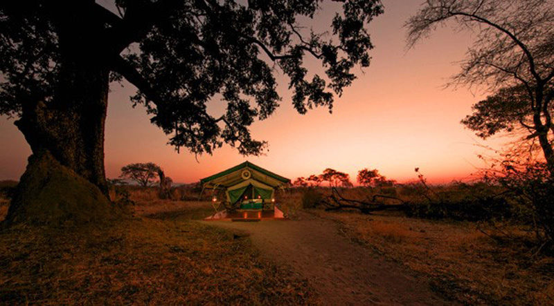 As at sister camp Lake Manze, the natural surroundings are hardly impacted by this eco-friendly camp