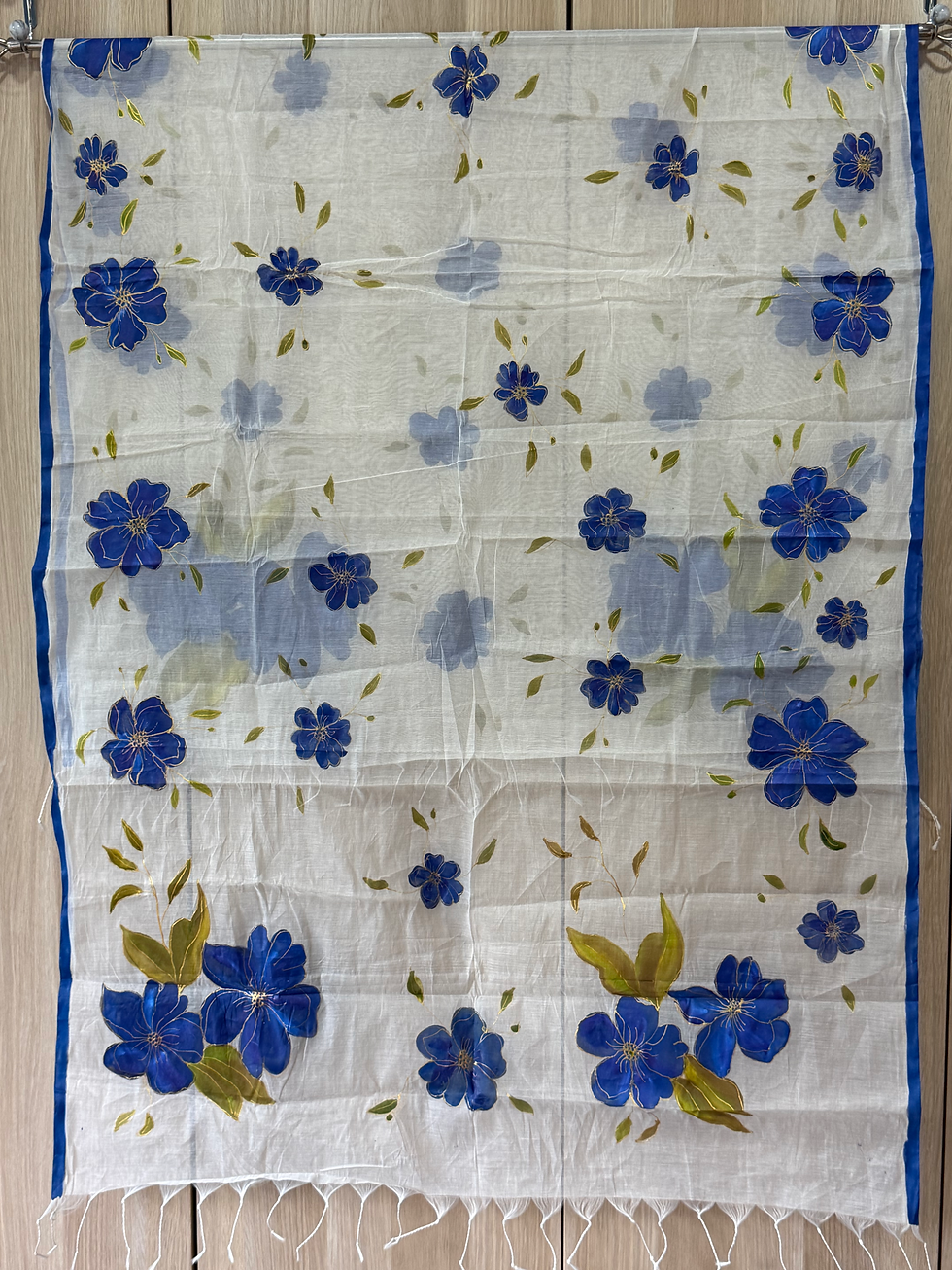 Hand Painted Dupatta 004