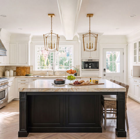 Custom inset Kitchen · Matte White Lacquer