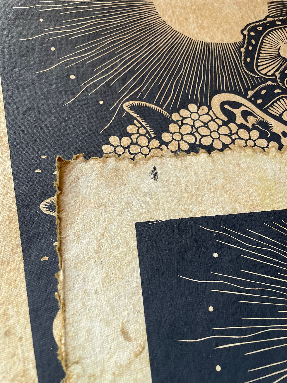 Thumbnail: Gatherer, 75 x 36 cm