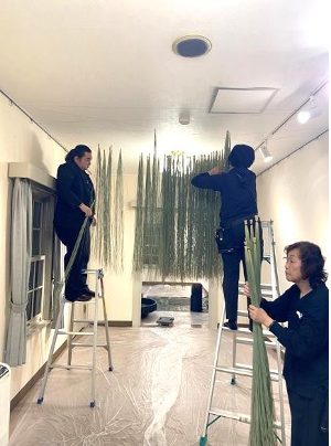 設営の様子