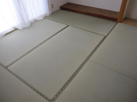 関東間と京間の畳が入り混じるお部屋の表替え N様邸