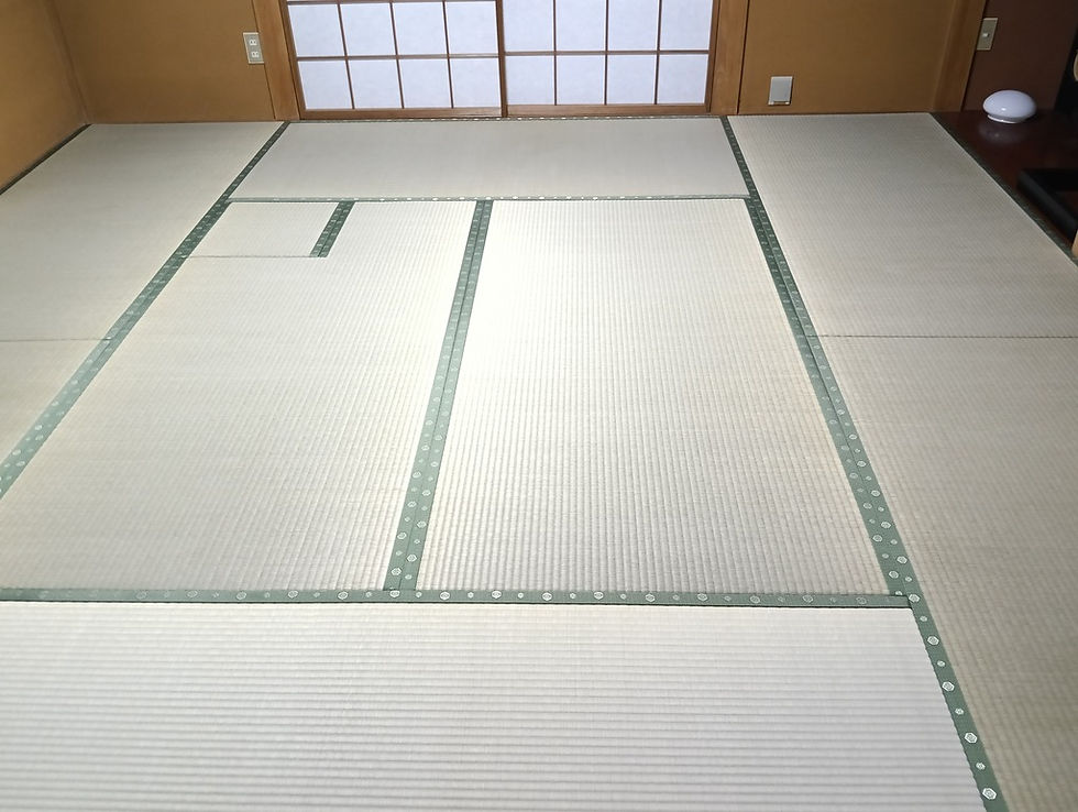 名古屋市名東区|畳新調・床板張替え|熊本産畳表 中|ささくれ・退色・沈み込み|茶室の施工事例
