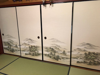 襖の汚れが気になり張替え