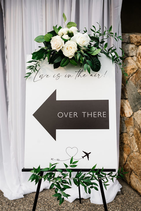 Todd and Keith's Elegant, Romantic, Fun Celebration of Love Custom Wedding Welcome Sign.