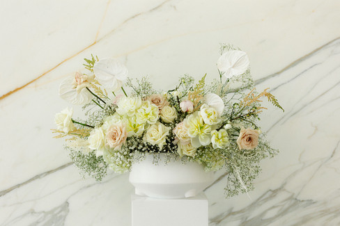 Melina & Michael's wedding exuded elegance and romance, featuring a palette of soft whites, ivory, and gentle blush pink. The delicate tables adorned with gold and crystal stemware, paired with pristine white linens and chairs, created a modern yet regal atmosphere, perfect for their day. Every detail was thoughtfully curated to reflect their love, making it an unforgettable celebration.
Introducing our elegant and timeless custom wedding signage, designed to elevate your special day. From beautiful table numbers to romantic menus, each piece is crafted to complement your unique vision. Let us help you create a memorable atmosphere that reflects your love story and adds a touch of sophistication to your celebration.