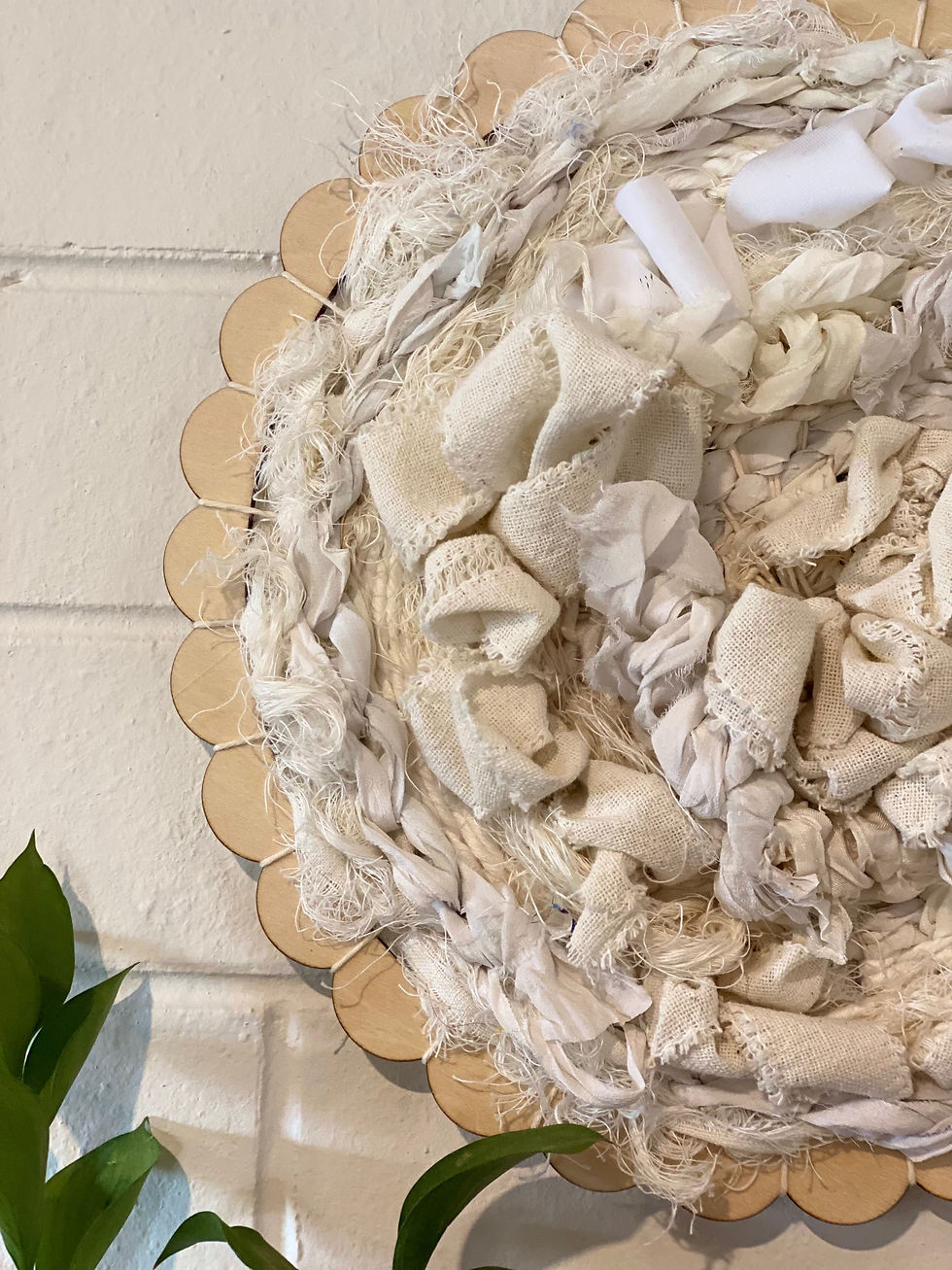 Thumbnail: close up of Round Woven Wall Hanging