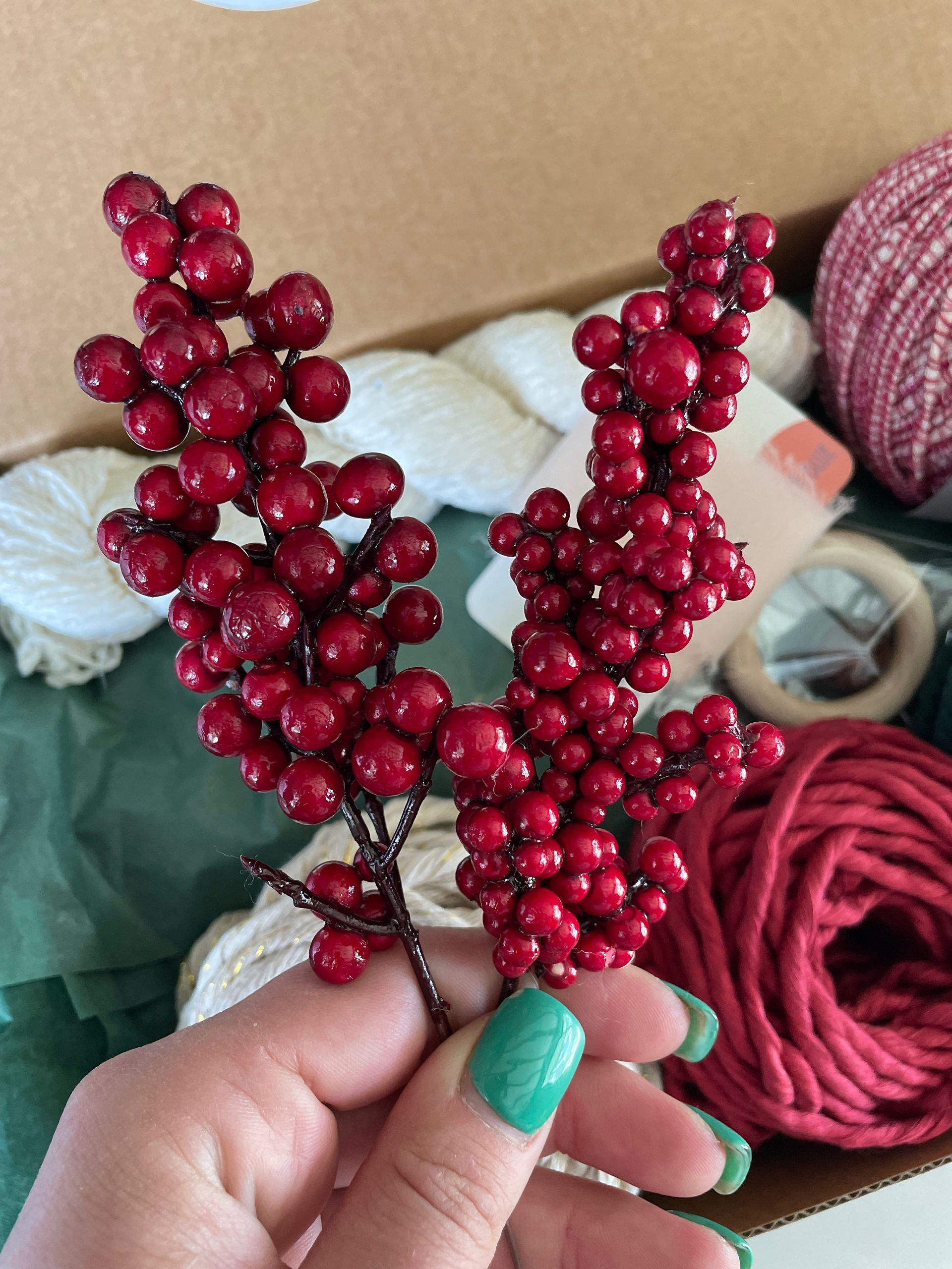 Christmas berries decoration