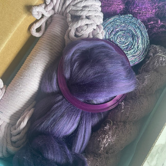 The purple April BeWeave Box