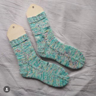 knitted socks