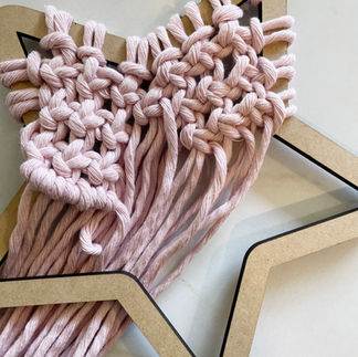 Macrame star tutorial