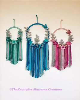 colourful Macrame dream catcher