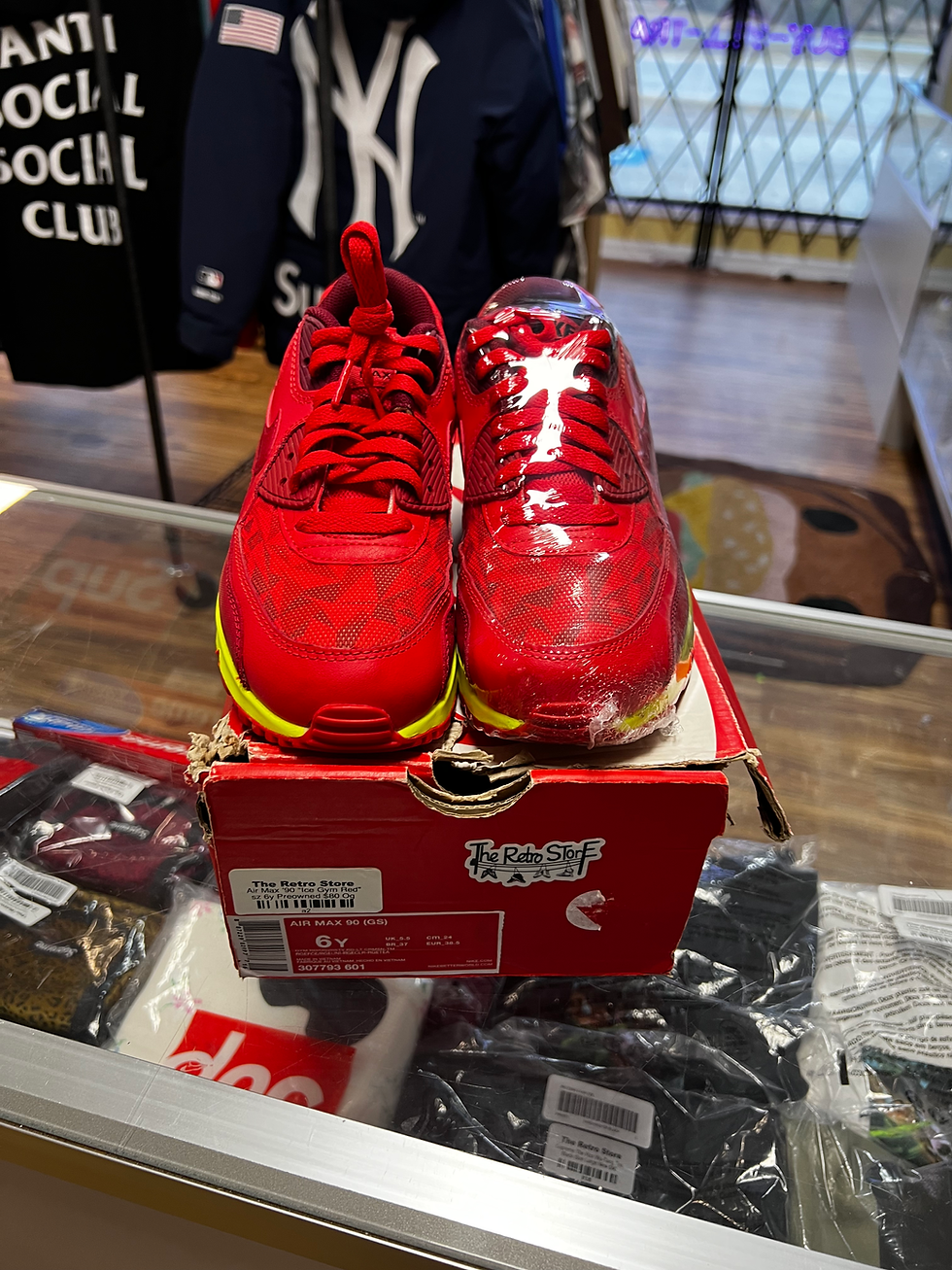 Thumbnail: Air Max 90 “Ice Gym Red” sz 6y Pre-Owned 