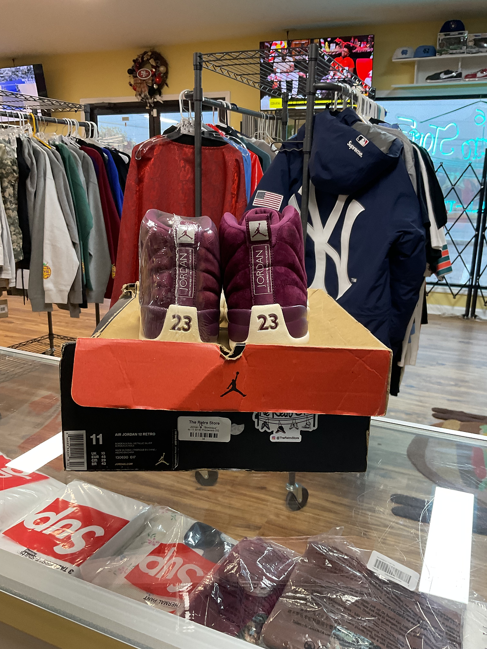 Thumbnail: Jordan 12 “Bordeaux” sz 11 Pre-Owned