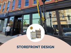 storefront on a downtown mainstreet
