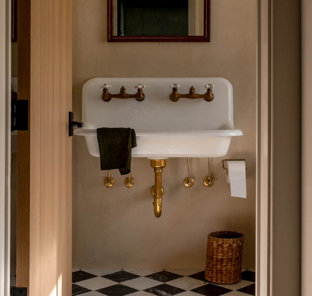 Brass Toilet Paper Holder