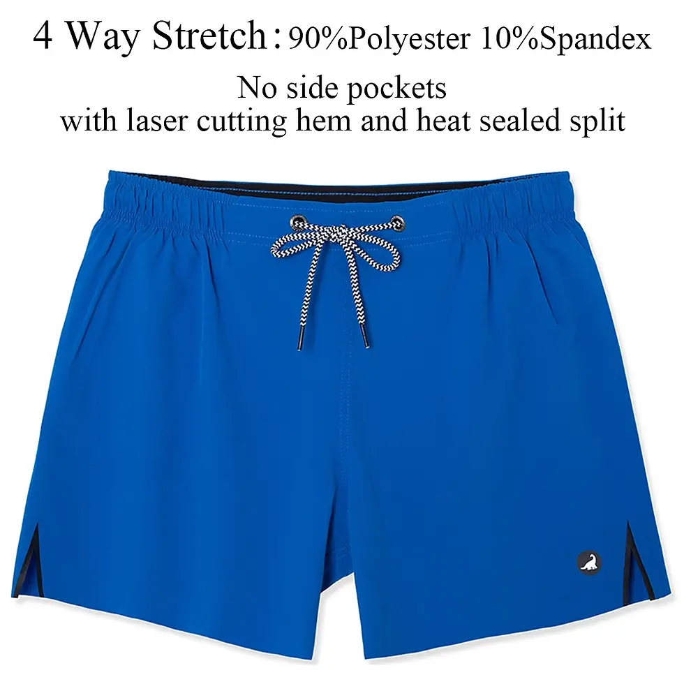 Thumbnail: Summer Beach Board Shorts With Pockets Quick Dry Men's Swimming Shorts
