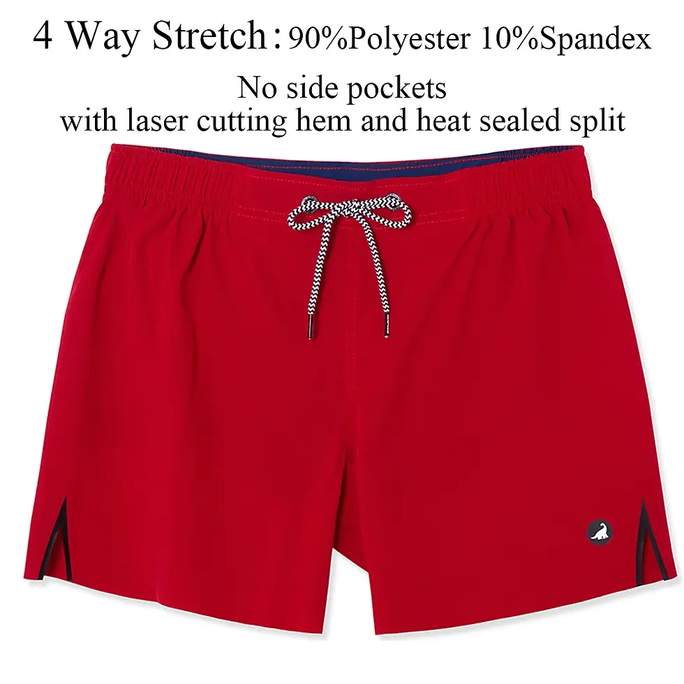 Thumbnail: Summer Beach Board Shorts With Pockets Quick Dry Men's Swimming Shorts