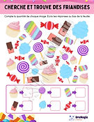 Cherche et trouve des friandises