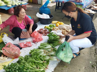 Farmers can sell their extra harvest to earn additional household income