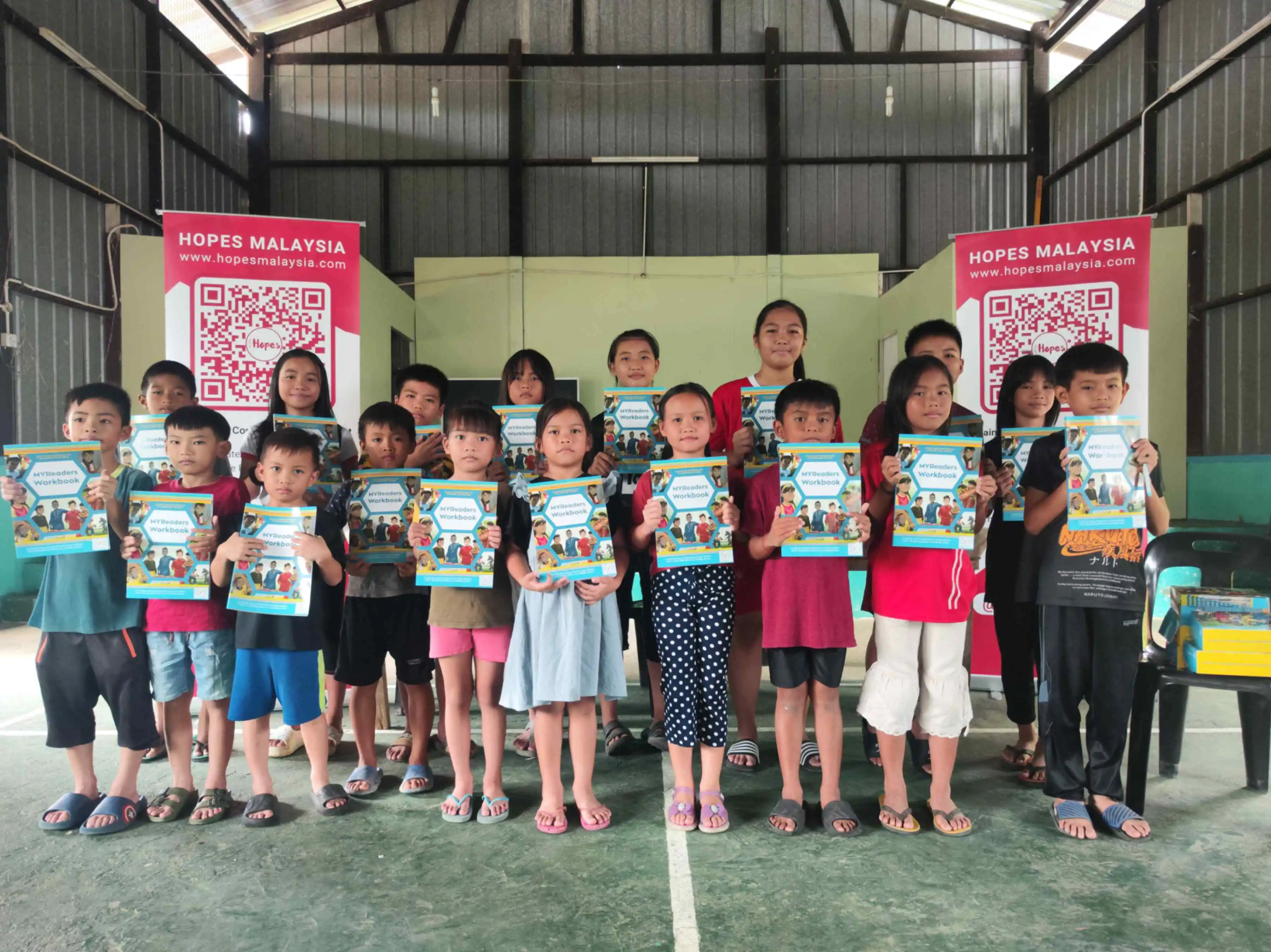 Non-profit program by Hopes Malaysia supporting rural children’s education