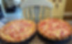 Two rhubard custard pies