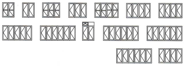 Our range of bi-fold door options
