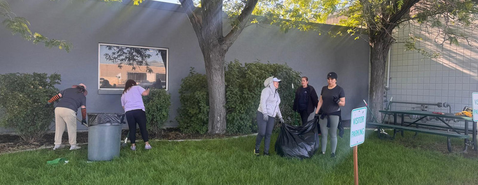 The Team at International PaperBox at their annual yard cleanup