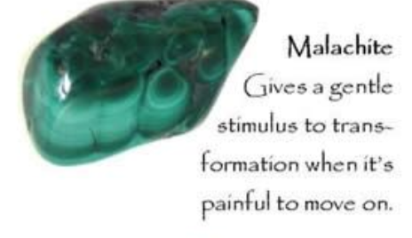 Malachite crystal