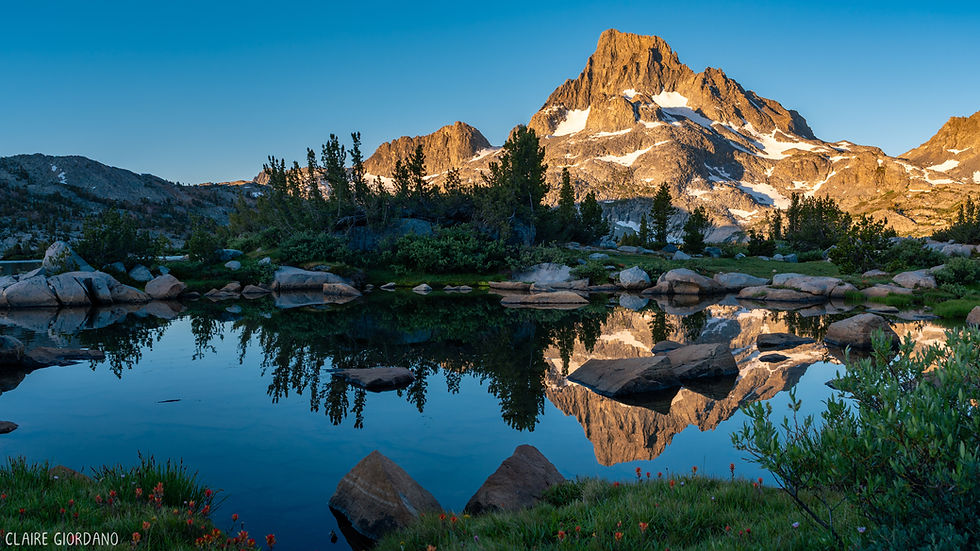 An example of the later morning light. Even though the main brighter colors of alpenglow faded, the lingering gold was so spectacular!