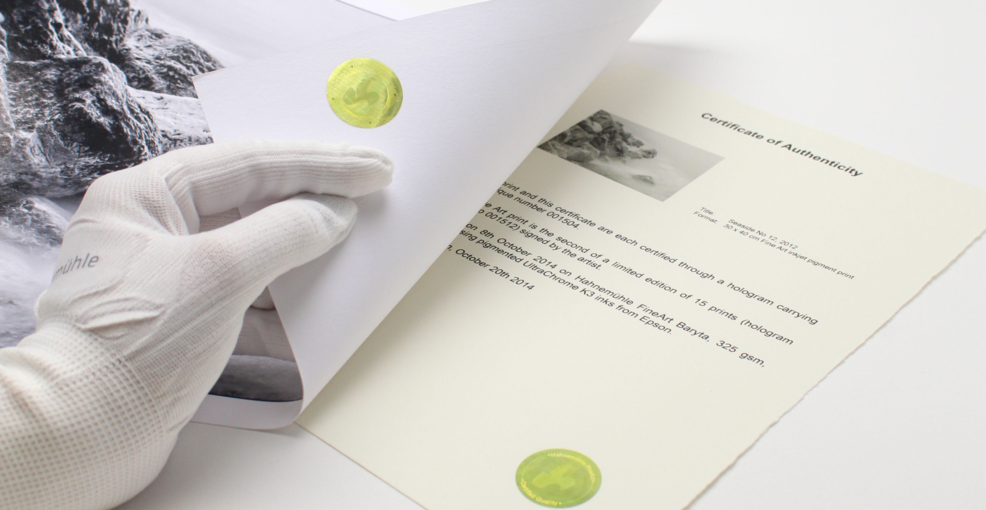 Certificat d'authenticité