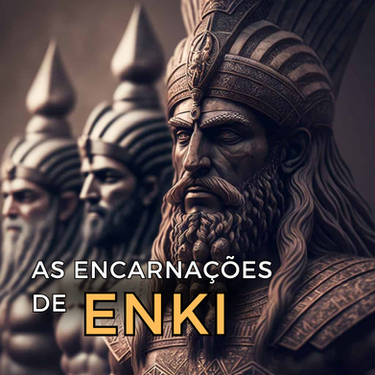Estátuas de deuses sumérios Anunnaki - As Encarnações de Enki