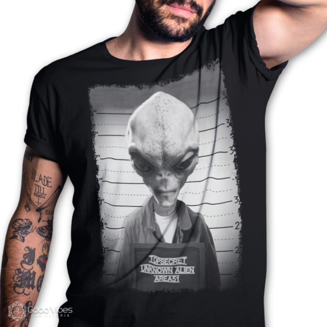 camiseta canal multiverso ET área 51