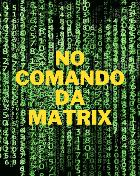 papel de parede preto com os números caindo em verde ao estilo filme matrix