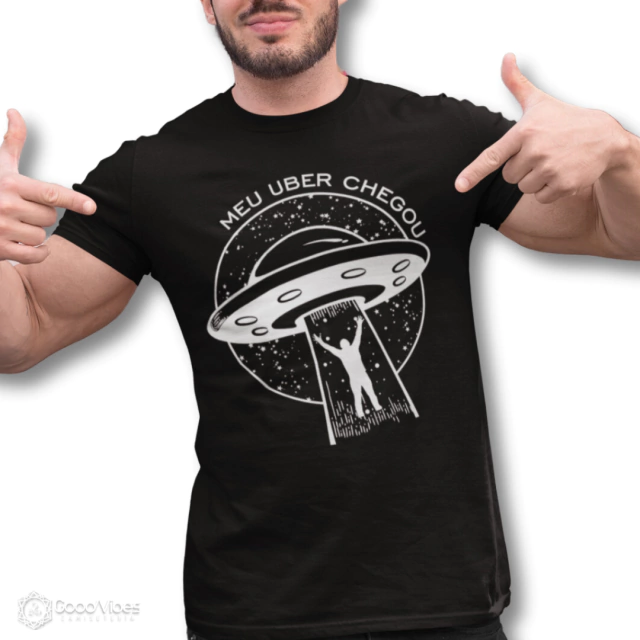 camiseta canal multiverso meu uber chegou