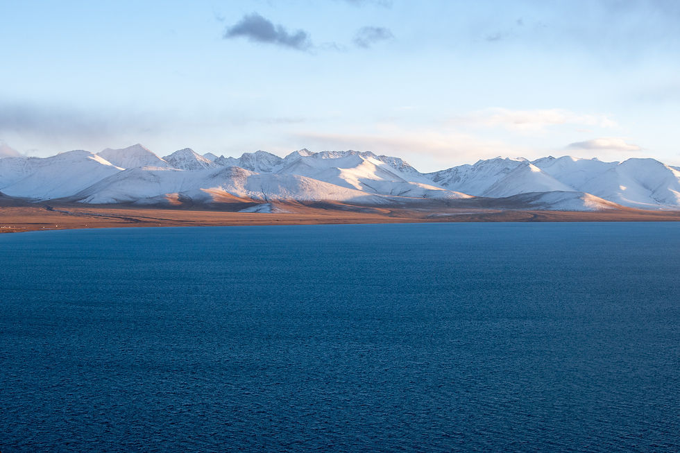 Sunset at Namtso