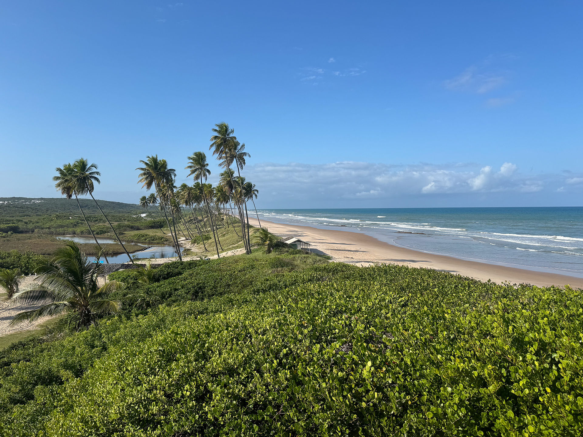 Empty beaches north of Salvador